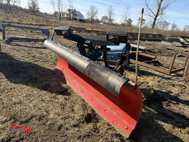 Lot 1-2932 - (1) Western 90" straight blade snow plow with light kit, and pump.