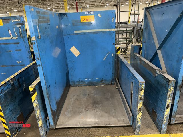 Lot 1-5176 - (1) Lift Products, Inc., 110V, 1000 lb. capacity skid lift with hand held pendant.