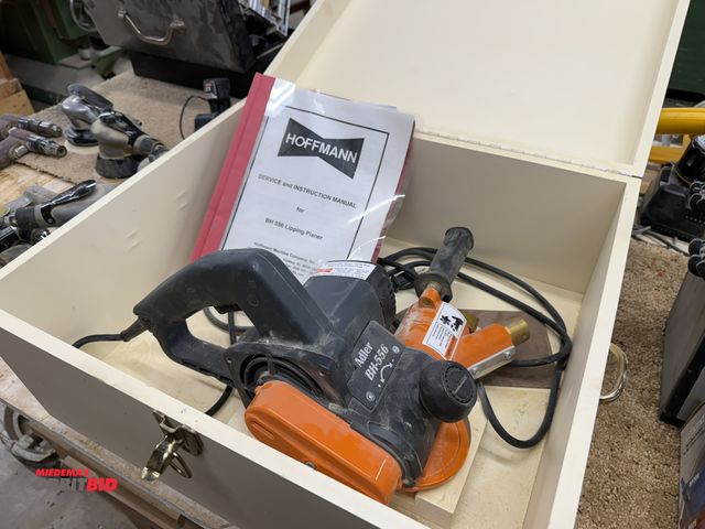 Lot 1-16596 - (1) Hoffmann Adler, model BH-556, lipping planer, 120V, with case and manual.