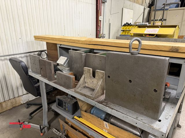 Lot 1-15336 - Contents of table, includes assorted right angles, 14 1/4" x 6" x 14 1/4", (2) 8" x 10" x 11", (2) 3...