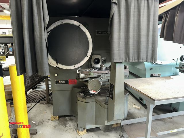 Lot 1-19108 - (1) Jones &amp; Lamson Epic 230 Optical Comparator, 30" diameter screen, 8.5" x 32" T-slotted table,...
