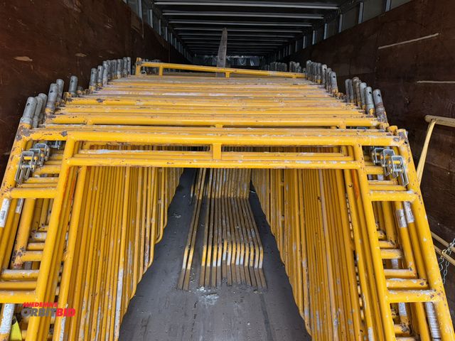 Lot 1-2642 - Lot of (25) Granite Industries, model BF0566S, 1 5/8" open end scaffolding frames, 5' wide x 6' 6" h...