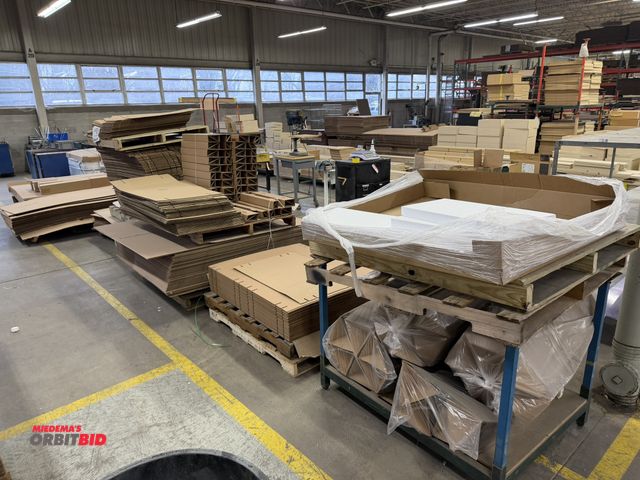 Lot 1-17382 - (8) skids, and (2) 48" length x 9" height x 35.5" depth stackable steel, racks, and (8) skids of ass...