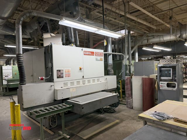 Lot 1-16509 - (1) 1994 Costa Levigatrici, model 80TRCTT1350, wide belt sander, 480V, 3 phase, 53" wide power feed ...