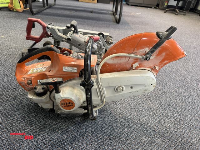 Lot 1-18668 - (1) Stihl TS500I concrete saw, engine pulls through and has compression, working condition unknown.