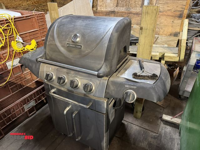 Lot 1-4337 - (1) Perfect Flame 4-burner, stainless steel propane grill, includes 20 lb. propane tank, and cover.