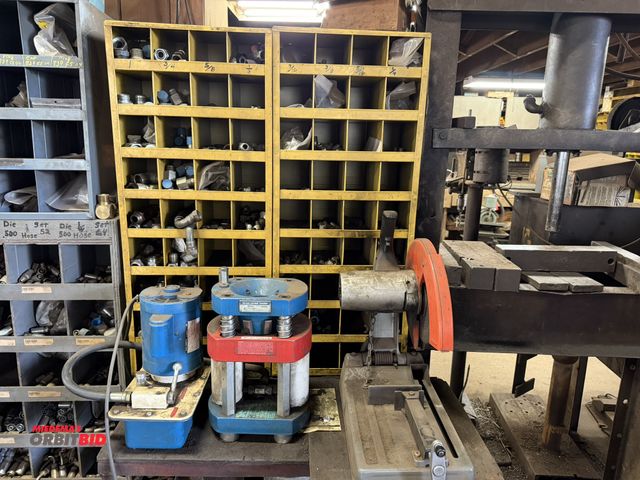 Lot 1-18580 - (1) Imperial Eastman Kwikrimp, hydraulic crimping machine, model K501, S/N 5666, 120V, includes 14" ...