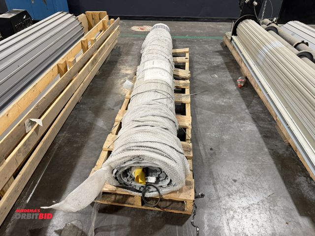 Lot 1-5642 - (1) curtain style roll up door, does not include track, approx. 125" length.