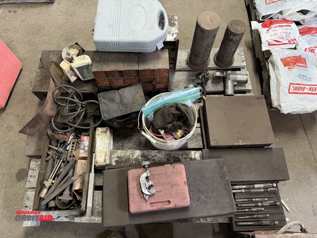 Lot 1-1160 - Skid of assorted items, includes (1) ATD, model ATD-5464, bubble flaring tool kit, (1) set of Genera...