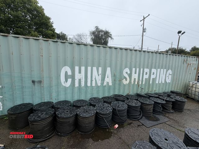 Lot 1-18728 - Lot of (23) spools of 1" heavy duty rubber hose, 1" OD with 1/4" wall, approx. 5/8" center diameter,...