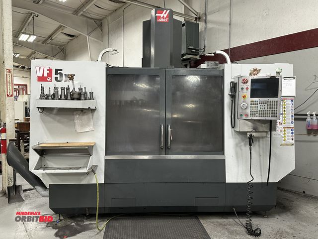 Lot 1-19127 - (1) 2010 Haas, model VF-5D/40XT, CNC vertical machining center, 23" x 62" T-slotted table, 60" x 26"...