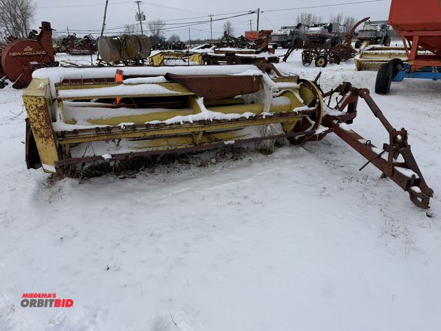 Lot 1-11464 - (1) New Holland 9' haybine, rubber roller conditioners, 540 PTO shaft, appears to be for parts or re...