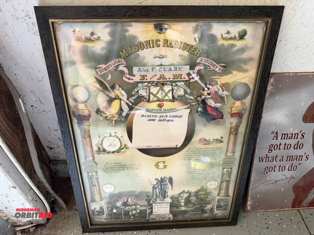 Lot 1-8164 - (1) 16" x 22" framed collectible poster.