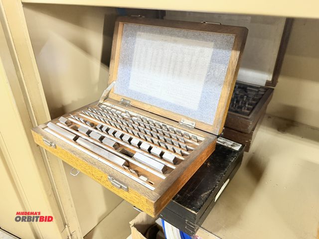 Lot 1-12398 - Lot including (4) various partial sets of block gauges with cases.