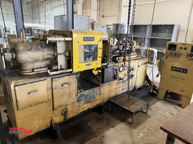 Lot 1-13353 - Bipel 70/31 Thermoset horizontal plastic injection molding machine 70-ton, hydraulic clamp, approx. ...