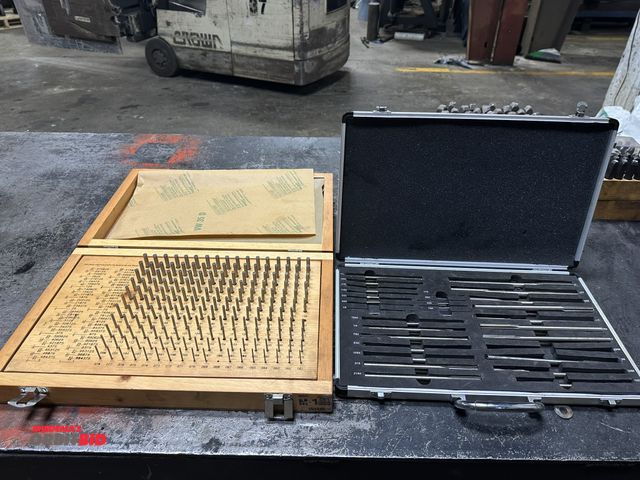 Lot 1-14411 - (1) Penny Gauge set (missing one pin) and (1) reamer set, appears to be complete.