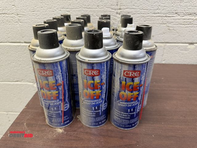 Lot 1-16225 - Lot of (19) 12 oz. bottles of Ice-Off Windshield Spray Deicer, 2 are missing caps but are full.