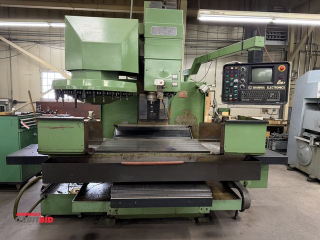 Lot 1-1005 - (1) Sharnoa model SDC40/S CNC vertical machining center, SN:288014003 (220V 3 phase input), 40" X-Ax...