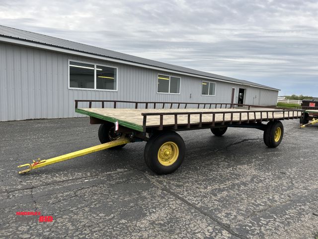 Lot 1-10295 - Hay Wagon with Killbros running gear, 20’x8’, extendable tongue