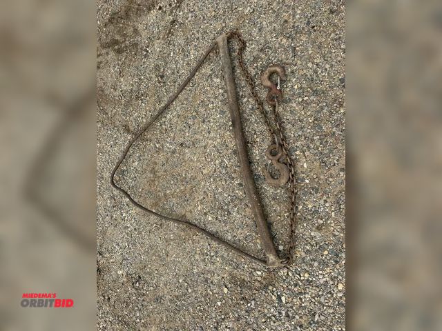 Lot 1-18264 - (1) 2 pt. lift apparatus with 5-ton Crosby hooks, 48" reach.