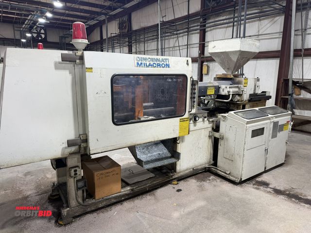 Lot 1-13375 - 1984 Cincinnati Milacron, model T-150-14, horizontal plastic injection molding machine 150-ton, hydr...