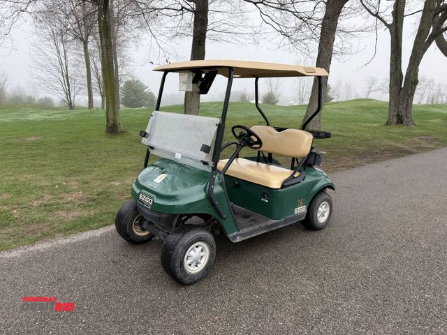 Lot 1-19398 - (1) 2015 E-Z-Go golf cart with a Kawasaki gas engine, does not include Club canopy, includes ball wa...