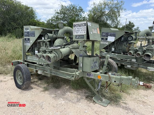 Lot 1-9464 - (1) 1995 Gorman-Rupp dewatering pump, model 604-F, 4-cylinder diesel engine, 4" intake/discharge, mo...