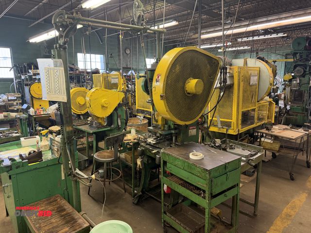 Lot 1-18698 - (1) 1965 Bliss-Consolidated 20-ton capacity press with 3" stroke, 116 strokes per minute, 7" shut he...