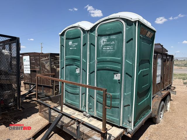 Lot 1-18357 - 2012 Assembled Trash / Porta John Trailer