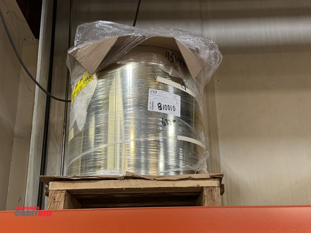 Lot 1-18712 - (1) 24" roll of anodized aluminum, .025" thickness, 688 lbs.