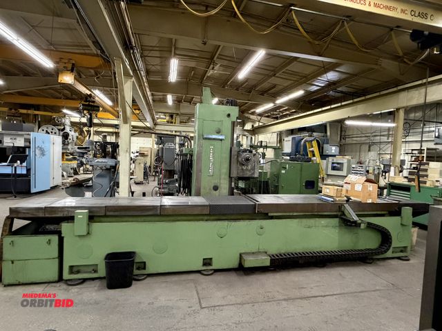 Lot 1-980 - (1) Hitachi Seiki Seikimatic 800X2500-H Horizontal CNC machining center, 118" x 31-1/2" table, 96" X...