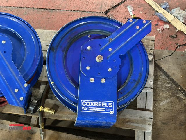 Lot 1-5268 - (1) Coxreels, model P-LP-350, retractable air hose reel.