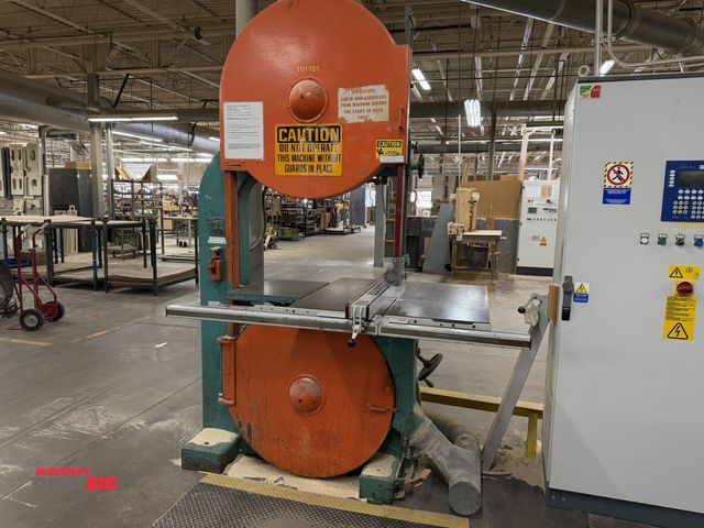 Lot 1-16325 - (1) Tannewitz, model 3HS, industrial band saw, S/N 10754, with 32" throat, 37" width x 36" depth til...