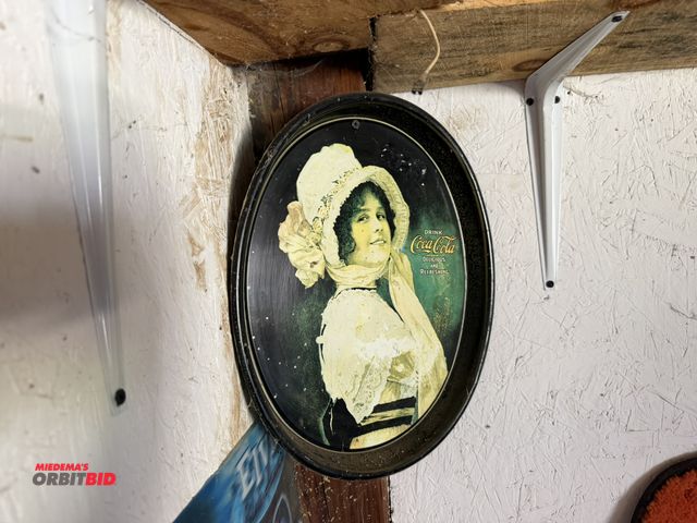 Lot 1-8215 - (1) approx. 12" x 15" collectible reproduction tin Coca-Cola tray.