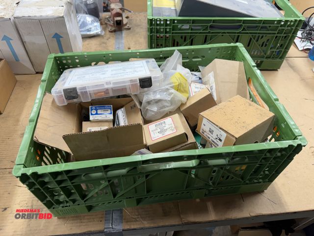 Lot 1-16803 - Lot of assorted hardware, includes Nico Press Sleeve Kit #3, assorted hex nylon lock nuts, round Phi...