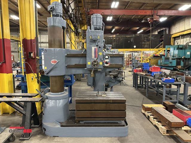 Lot 1-15127 - (1) Trapanatrici Radialli, model TB2, radial arm drill, with 10" x 48" column, 48" arm, 45 to 1100 R...
