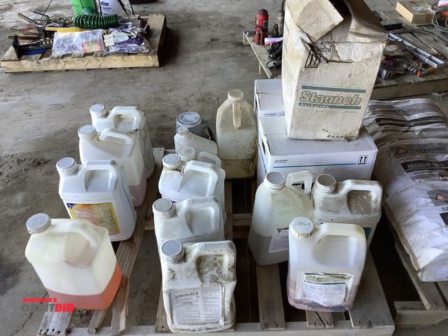 Lot 1-19062 - Skid lot of assorted New and Used Herbicide, Assorted Spray Conditioner.