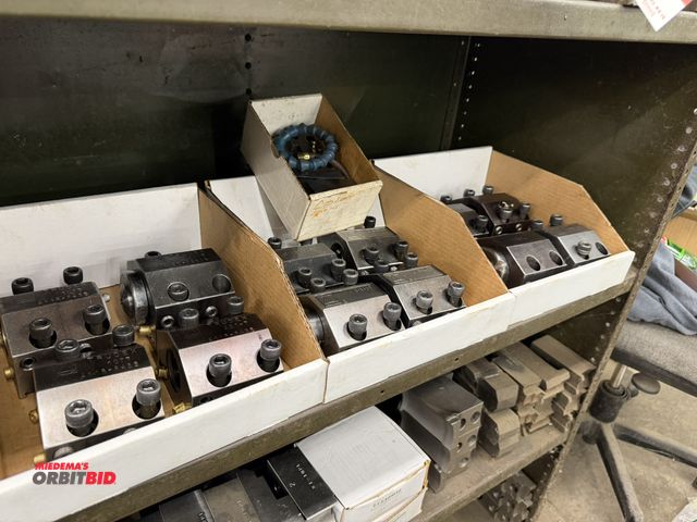 Lot 1-1732 - Lot of (12) CNC turret tool holders, ID boring bolt on blocks.