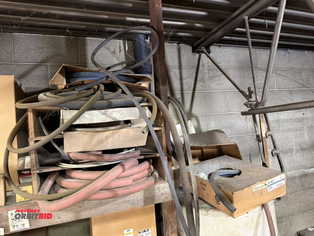 Lot 1-18602 - Partial roll of 1" heavy duty heater hose, (1) approx. 3/4" piece of heavy duty heater hose, clear p...