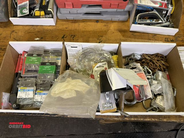 Lot 1-18519 - Lot of assorted items, including AC Infinity stainless steel duct clamps, various receiver pins with...