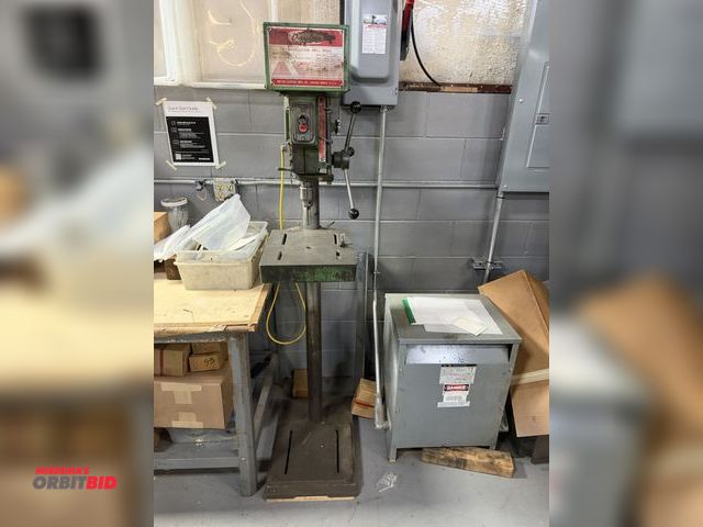 Lot 1-18802 - (1) Dayton 16" production drill press, model 3Z235, S/N 1197, 120V, table platform of 12" x 4", in w...