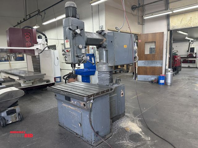 Lot 1-17676 - (1) Donau, model DR32, radial drill with 3 phase electric motor, approx. 60" arm, push button contro...