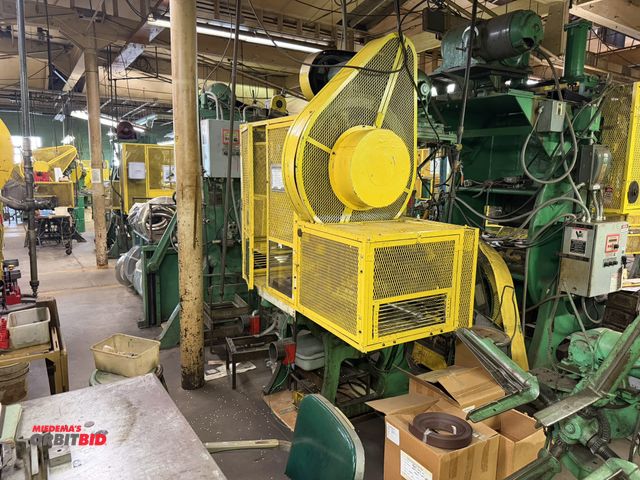 Lot 1-18613 - (1) Bliss #20, 30-ton capacity OBI press, S/N H19355, 4" stroke, variable stroke per minute rate, 6 ...