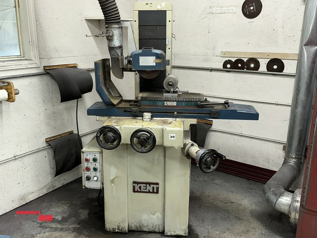 Lot 1-17661 - (1) 1994 Kent, model KGS-200, 3 phase, 8" surface grinder, S/N R941110-09, equipped with a Bakker Ma...