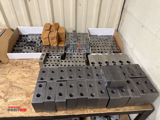 Lot 1-1883 - Large lot of assorted blocks and step-type chuck jaws.