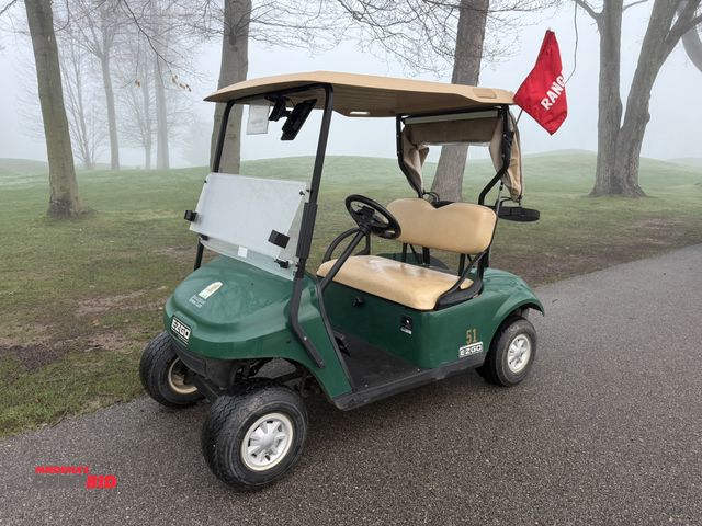 Lot 1-19332 - (1) 2017 E-Z-Go golf cart with a Kawasaki gas engine, model 625111G01, includes canopy, ball cover, ...