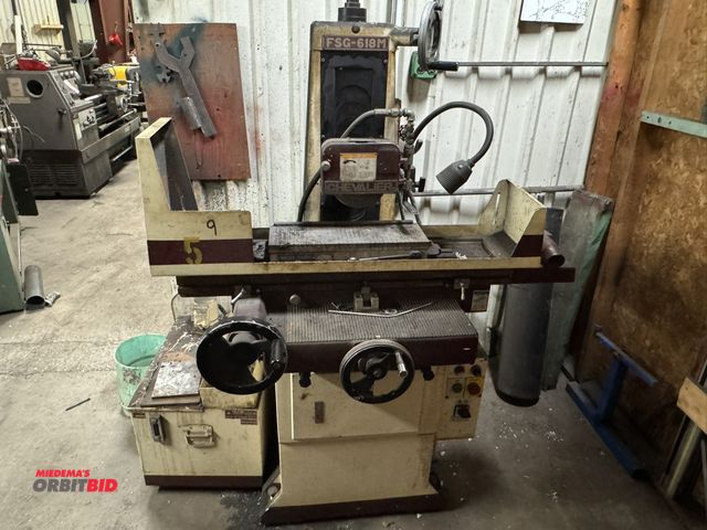 Lot 1-2568 - (1) Chevalier, model FSG618M, 6" x 18" Falcon surface grinder, has Walker Cermax 18" x 6" electromag...