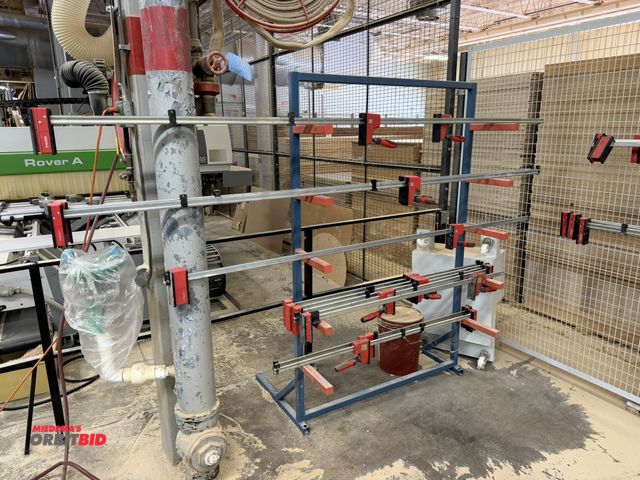 Lot 1-16540 - Lot of 12 Bessey, model KRE3598, K-body Revo parallel clamps, includes (4) at 98" x 3 3/4", (1) 78" ...