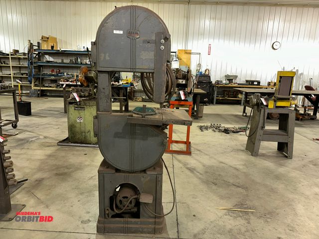 Lot 1-17125 - (1) Walker-Turner (model unknown) industrial band saw with a 1740 RPM variable speed motor and addit...