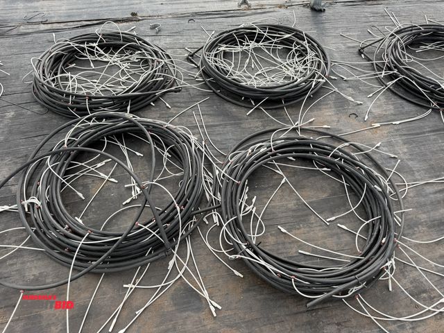 Lot 1-9941 - Lot of (4) Netafim irrigation line, 135' long per roll, 20" on center drops.